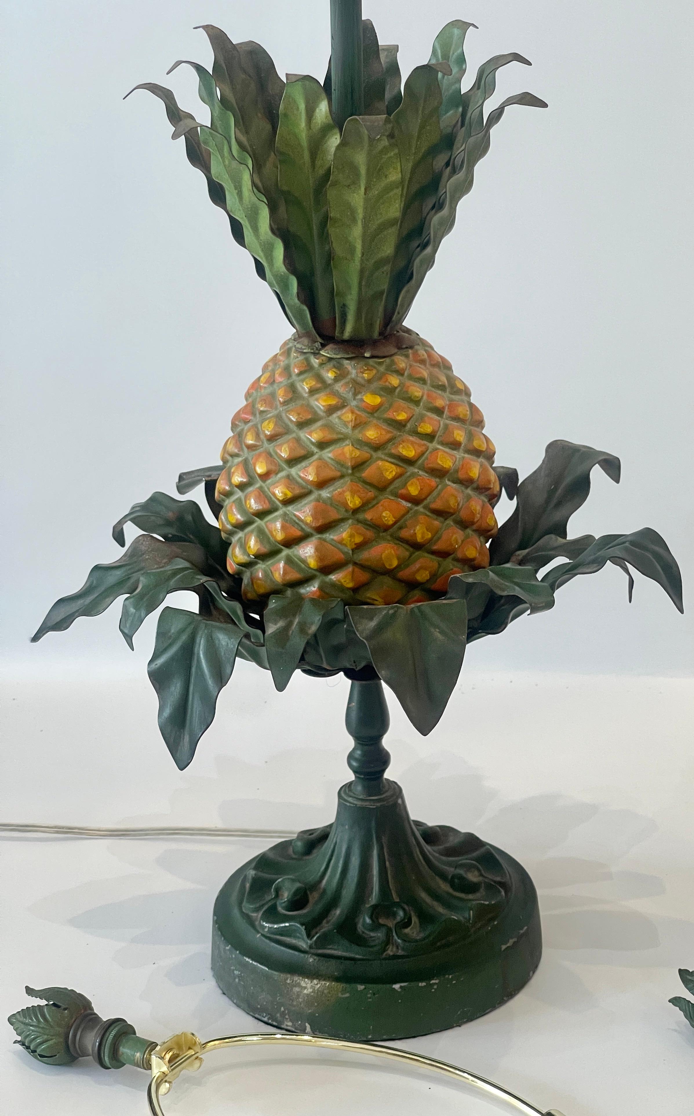 A.I.C. Pair  Lampes de table ananas Greene & Greene en vente 3