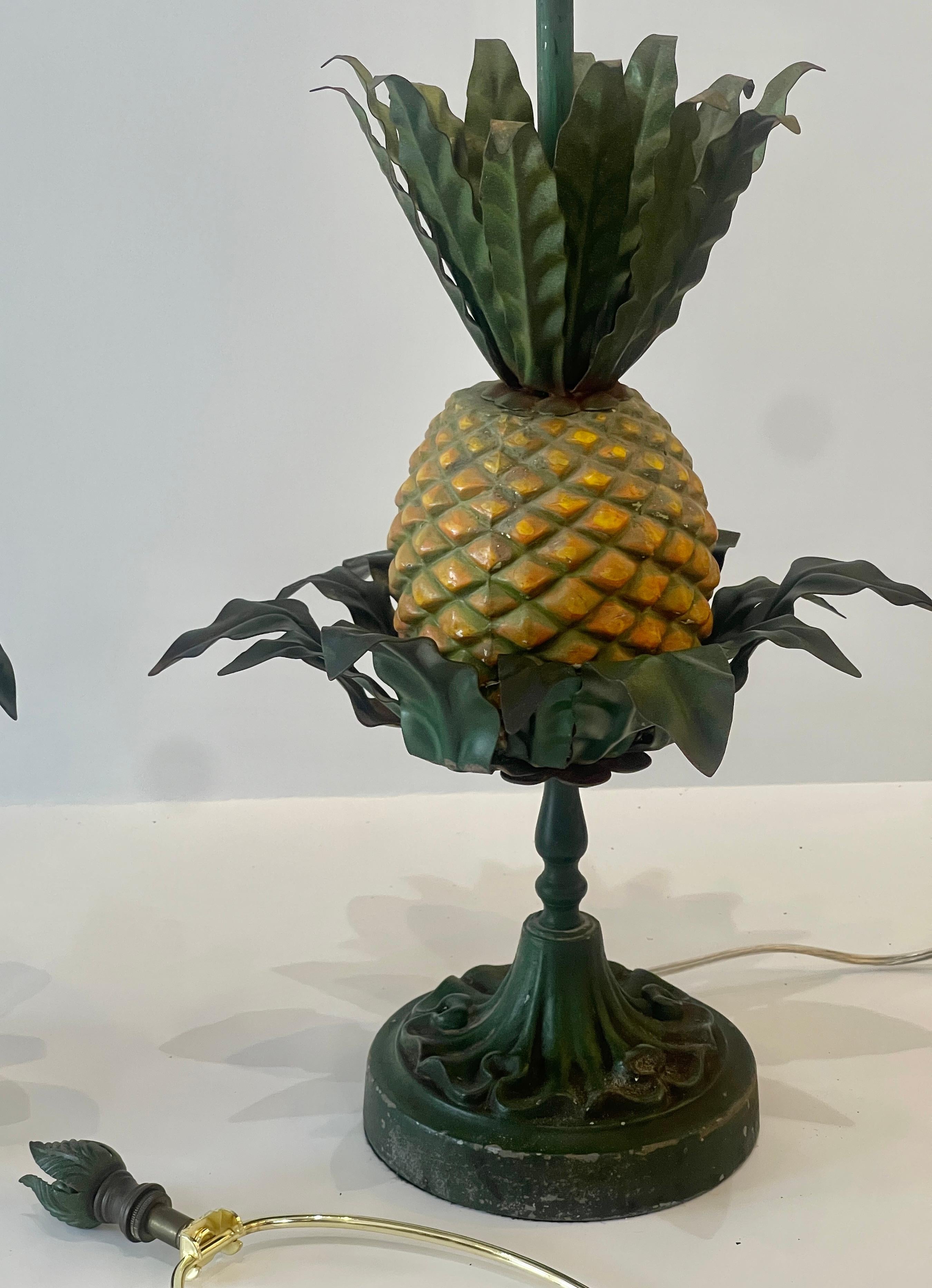 A.I.C. Pair  Lampes de table ananas Greene & Greene en vente 5
