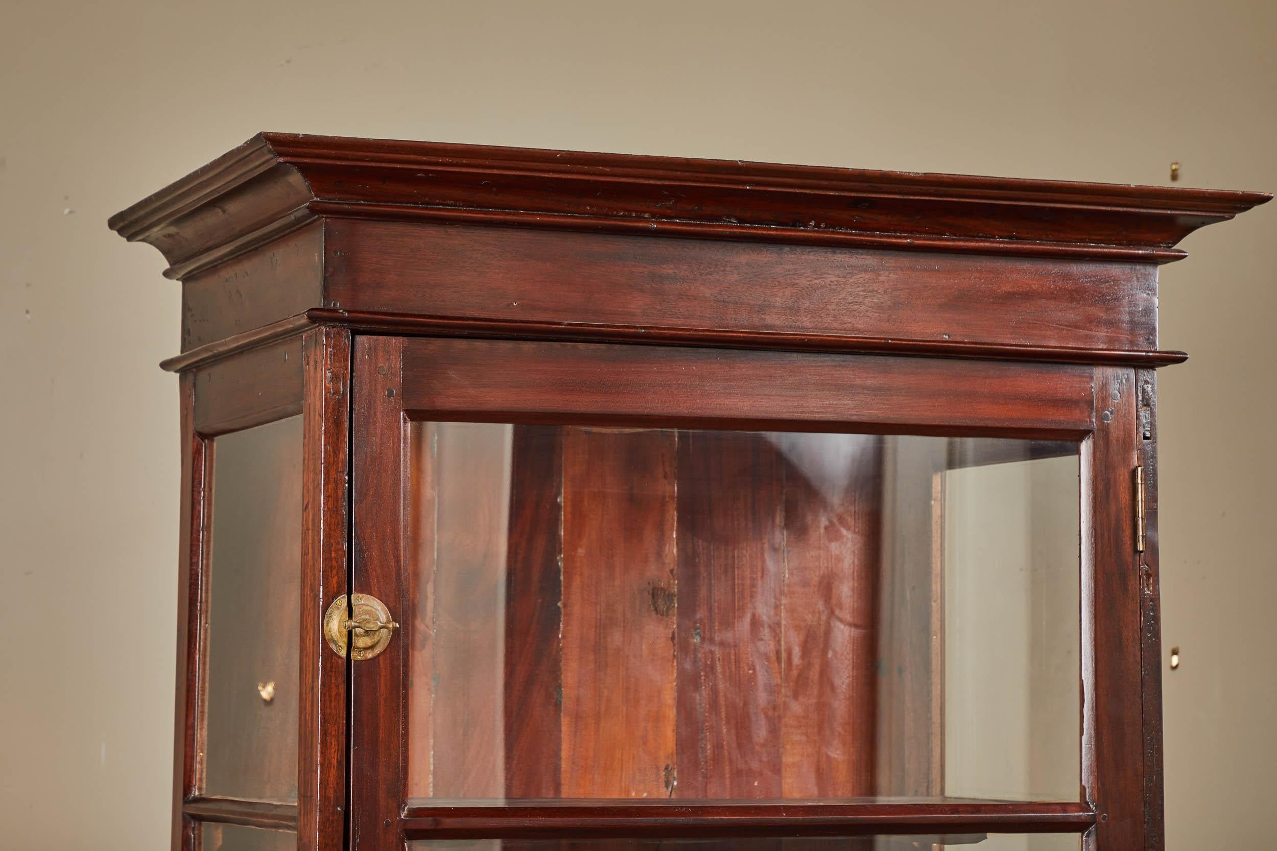 20th Century Sri Lankan Display Cabinet with Single Door In Good Condition In Pasadena, CA