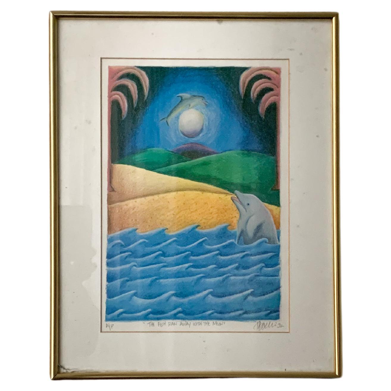 20th C. Surrealist Print Art, Artist Proof  (1992) For Sale
