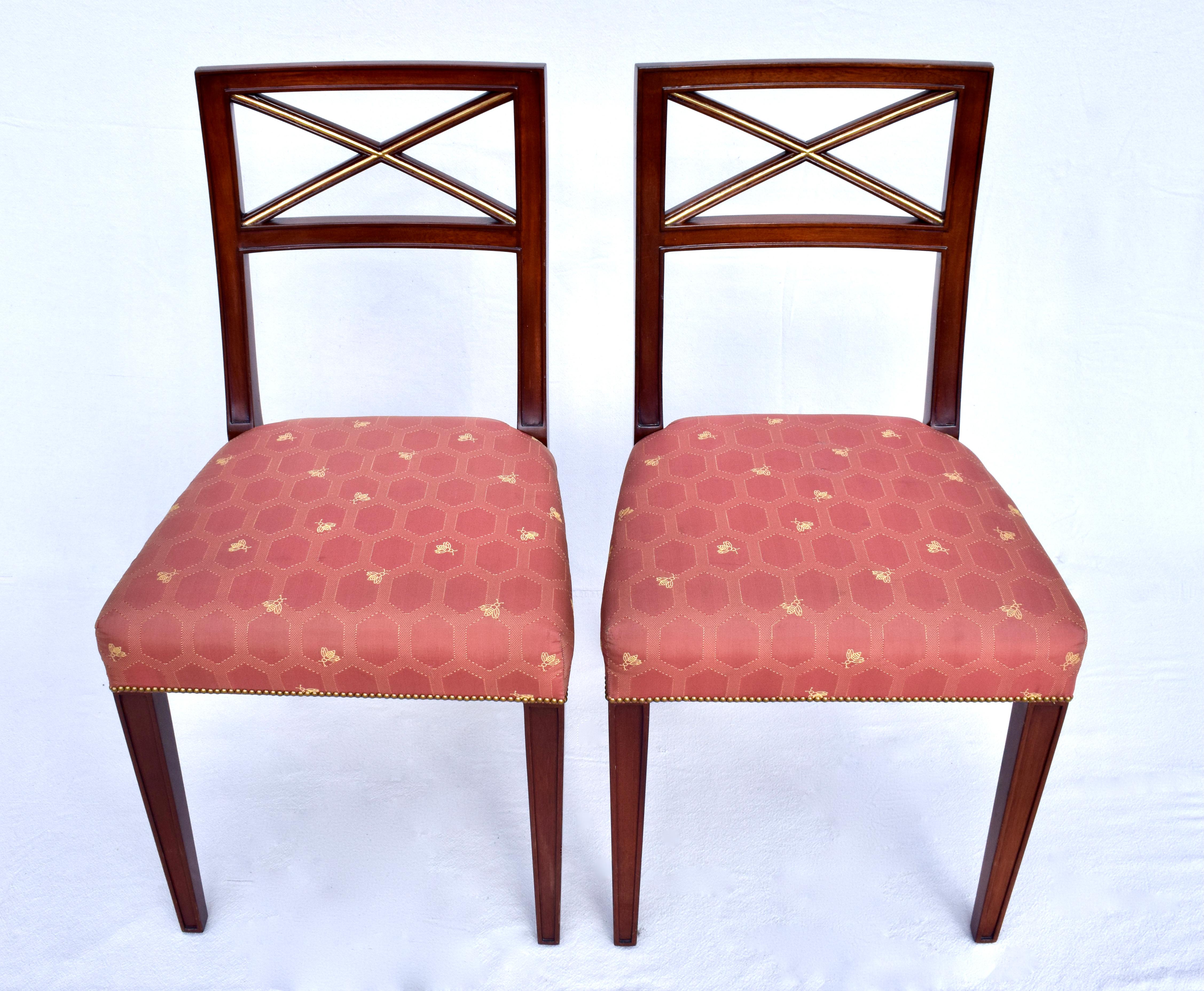 20. Jahrhundert Regency x zurück Esszimmerstühle im Angebot 3