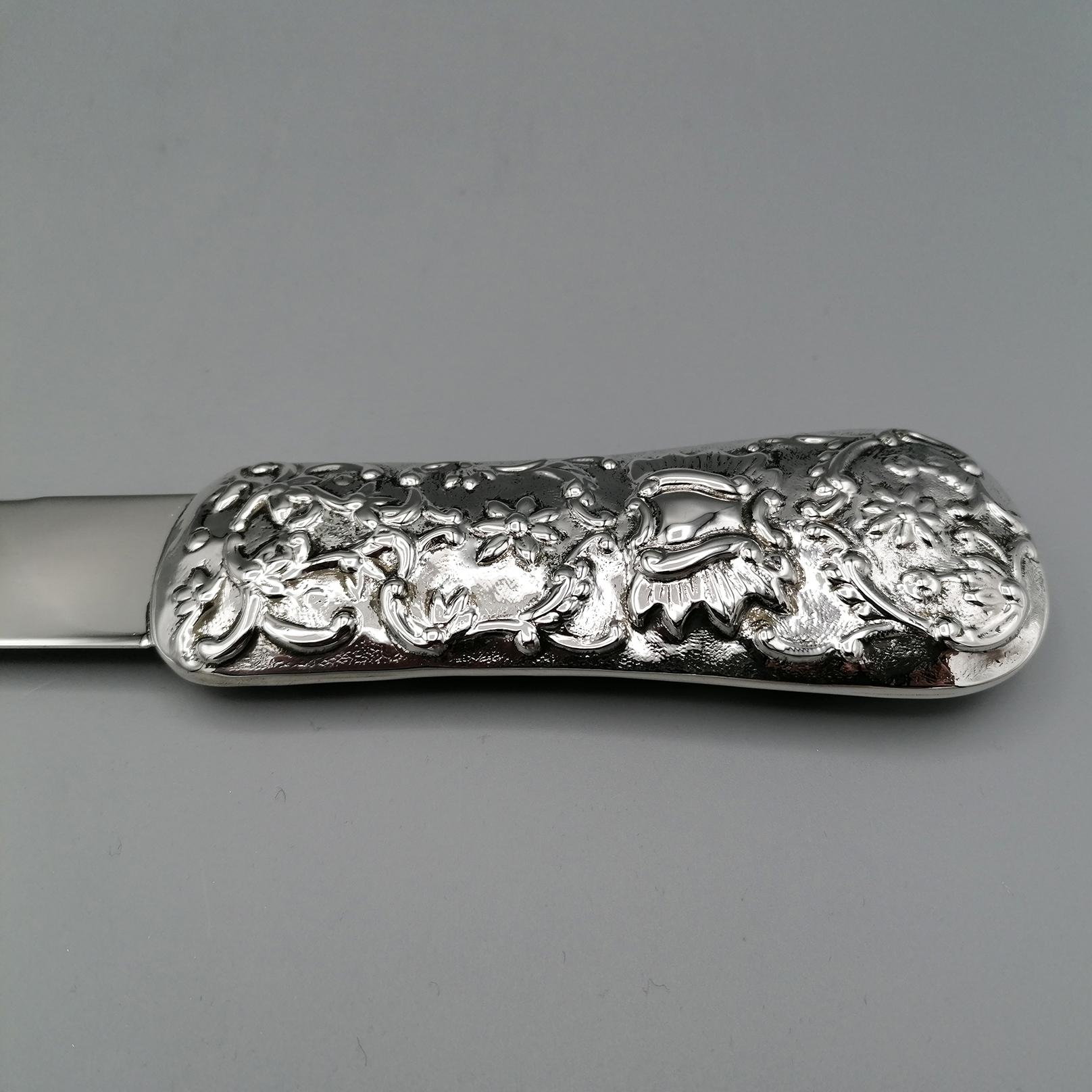 Hallmark Vintage Sterling Silver 925 Italian Made Long Bookmark Letter Opener 