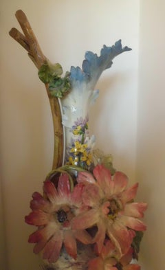 Porcellana policroma eclettica del XX secolo Italia, 1920, Attribuito G.Cacciapuoti