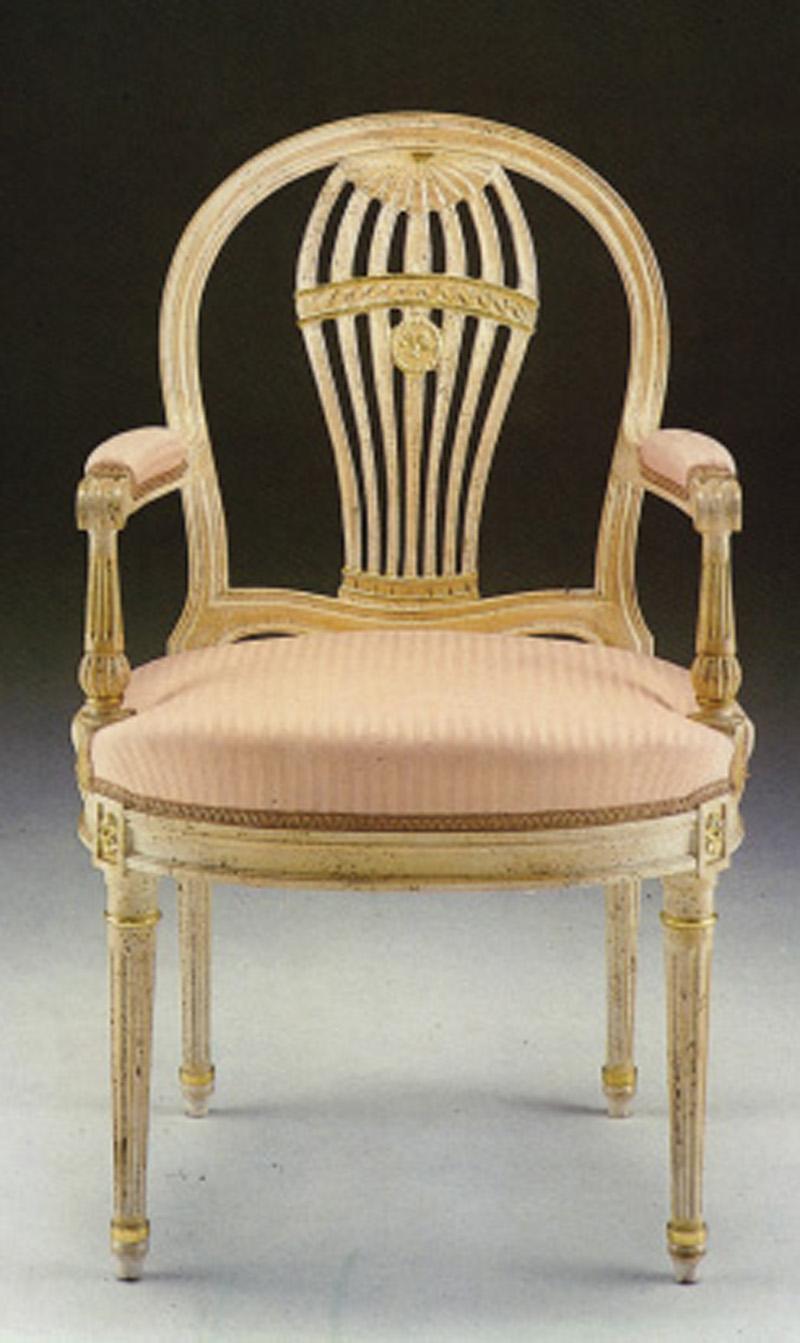 20th century Louis XVI dining armchair 