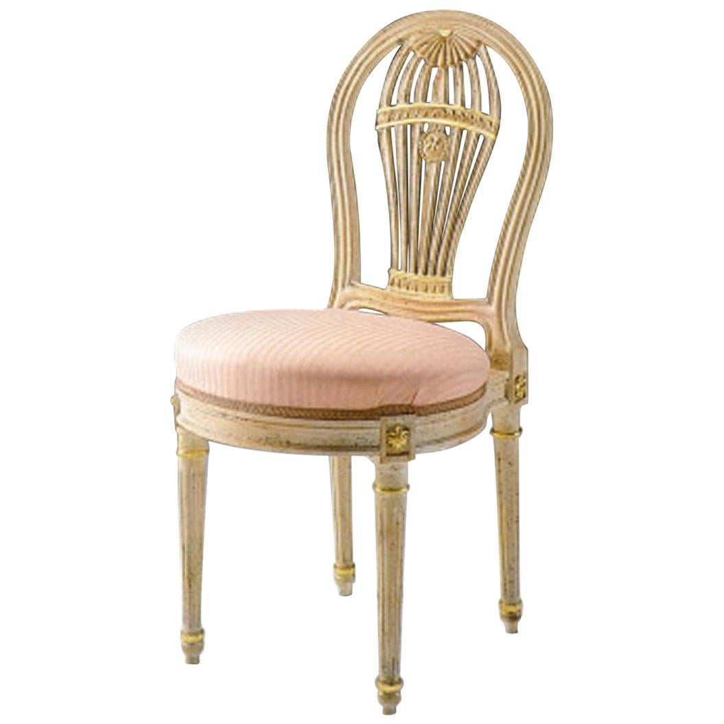 20th Century Louis XVI Dining Chair "Copy D'ancienne" For Sale