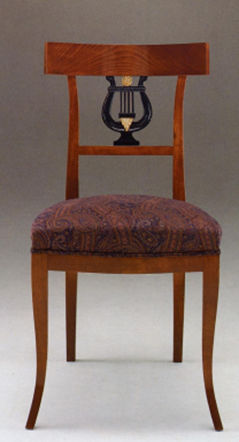 Italian 20th Century Neoclassical Dining Chair 