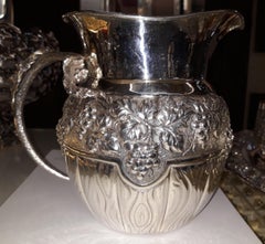 20th Century Sterling Silver Set Wine, Italy 1960, Michele Galassi 'arg 925'