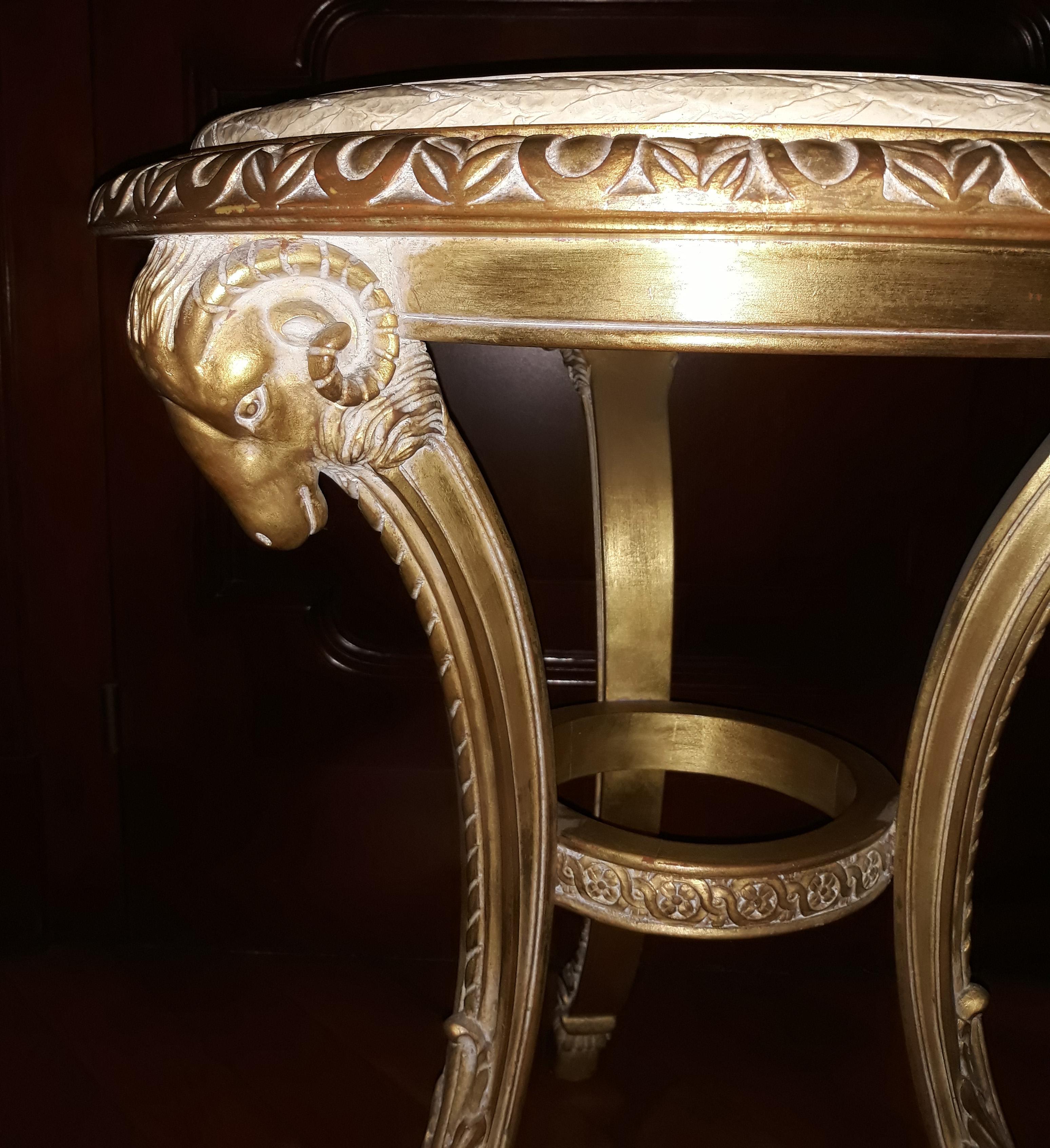 Neoclassical 20th Century Tea Table, Inspired by the Drawings of Filippo Juvarra, 1753 For Sale