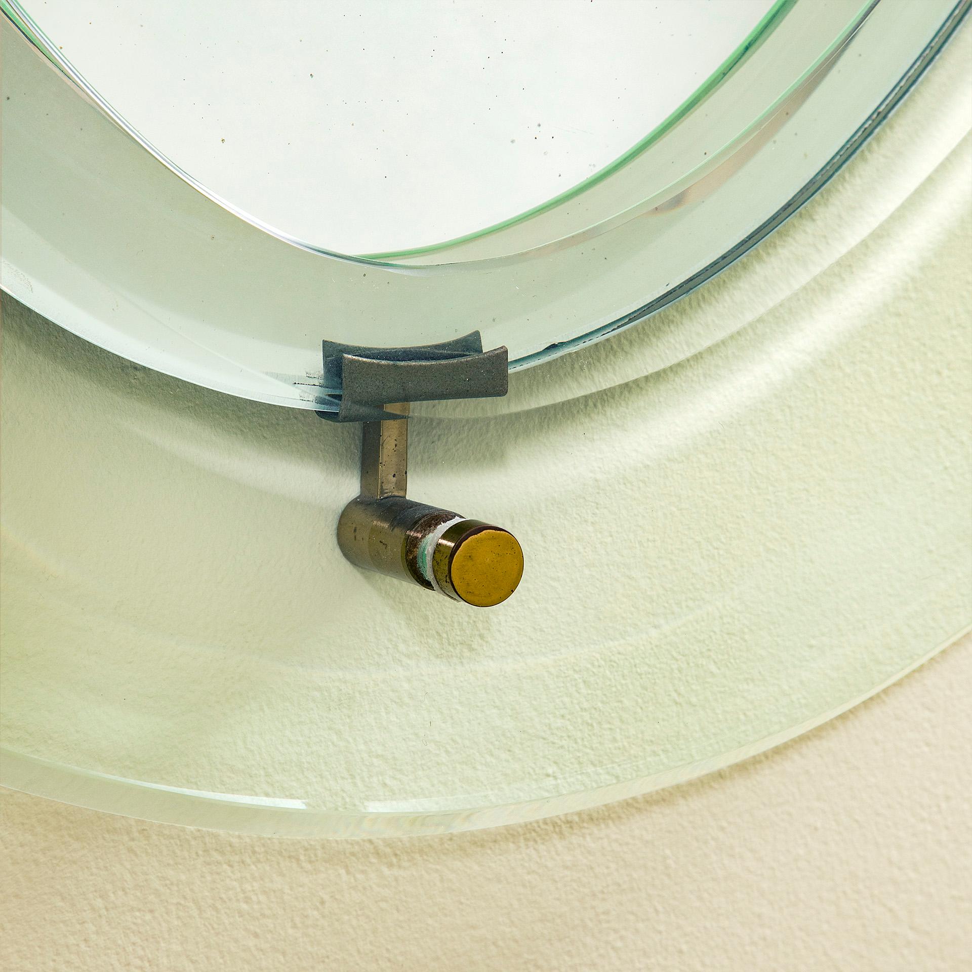 Mid-20th Century 20th Centuiry, Max Ingrand for Fontana Arte Wall Mirror mod. 2085 For Sale