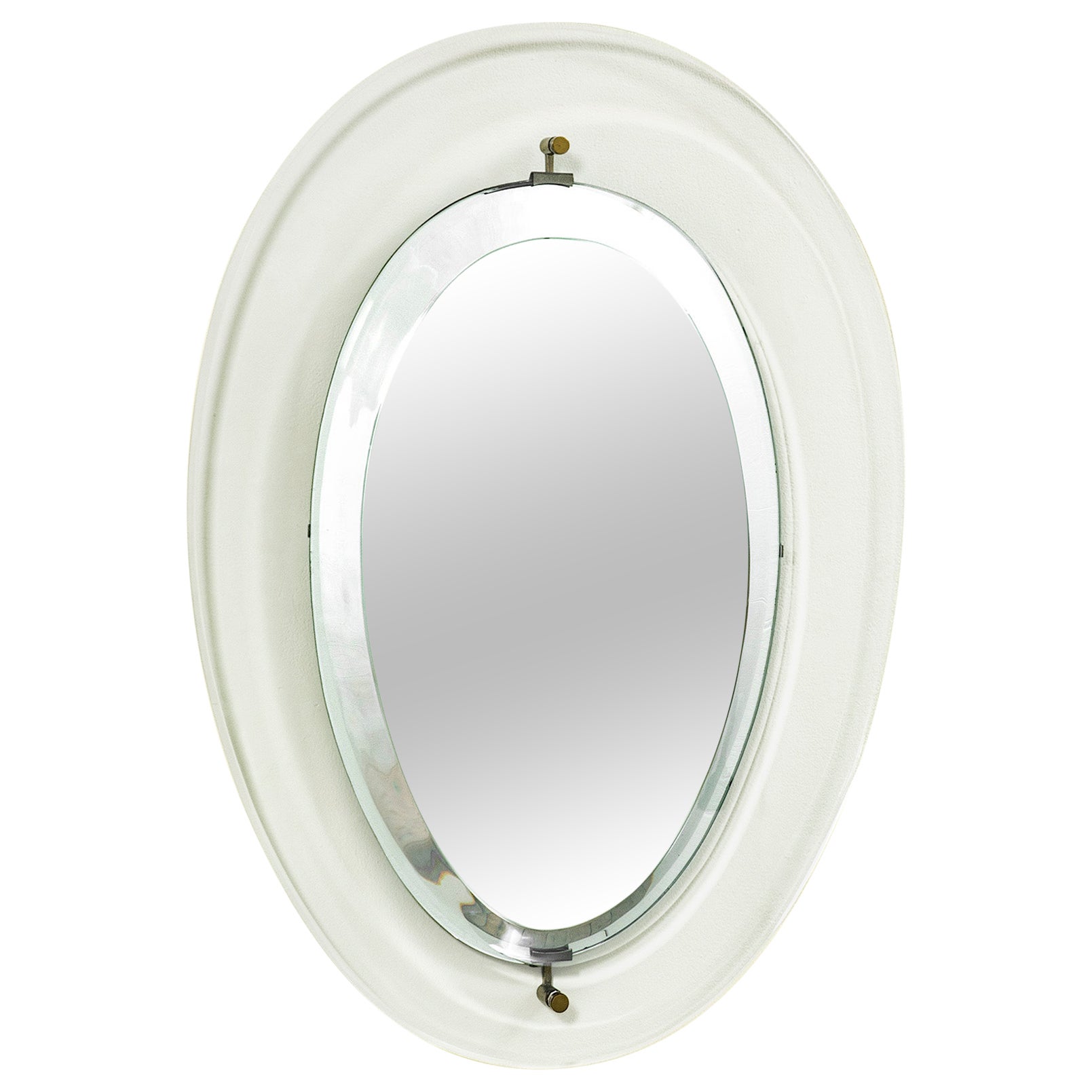 xXe siècle, Max Ingrand pour Fontana Arte Miroir mural mod. 2085