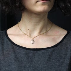 20th Century 18 Karat Rose Gold Horseshoe Charm Pendant