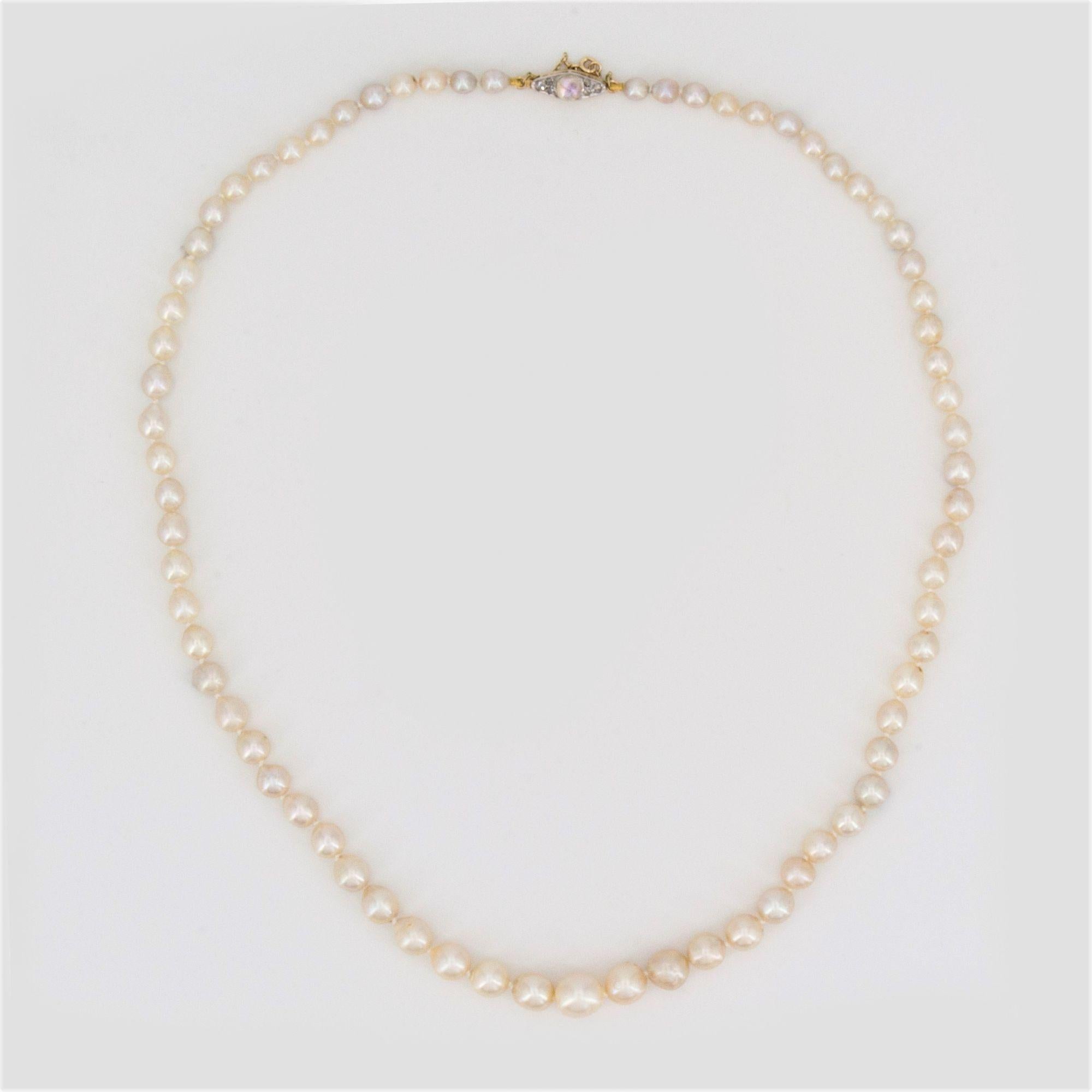 18th century pearl necklace