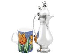 1910s Turkish Silver Coffee Jug
