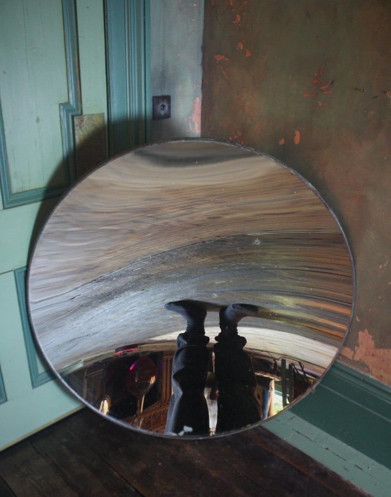 20th Century 1918 Huge Parabolic Concave Mirror Lighthouse Mirror