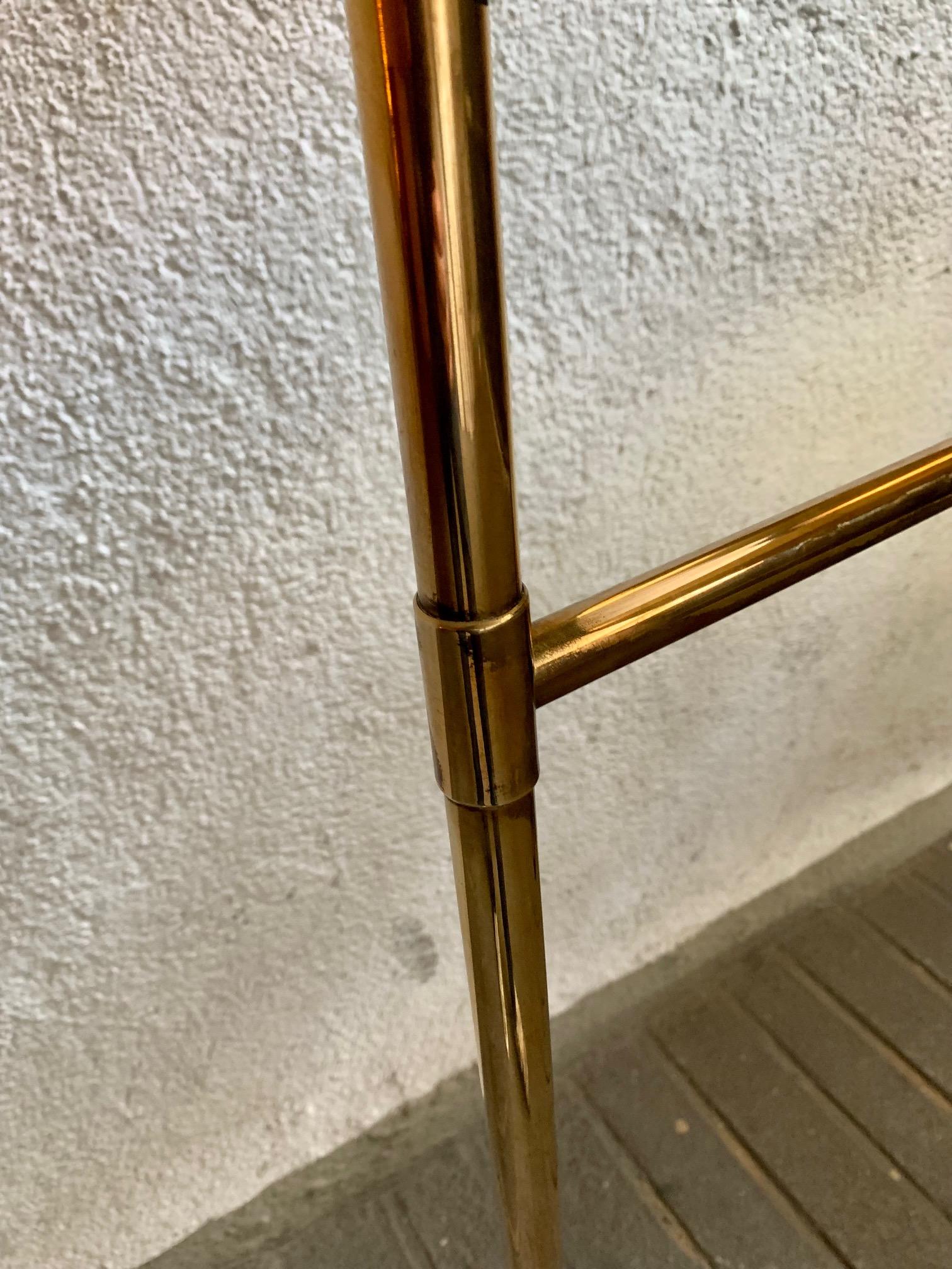 20th Century 1970 Pair Brass Swedish Floor Lamps by Bergboms For Sale 4