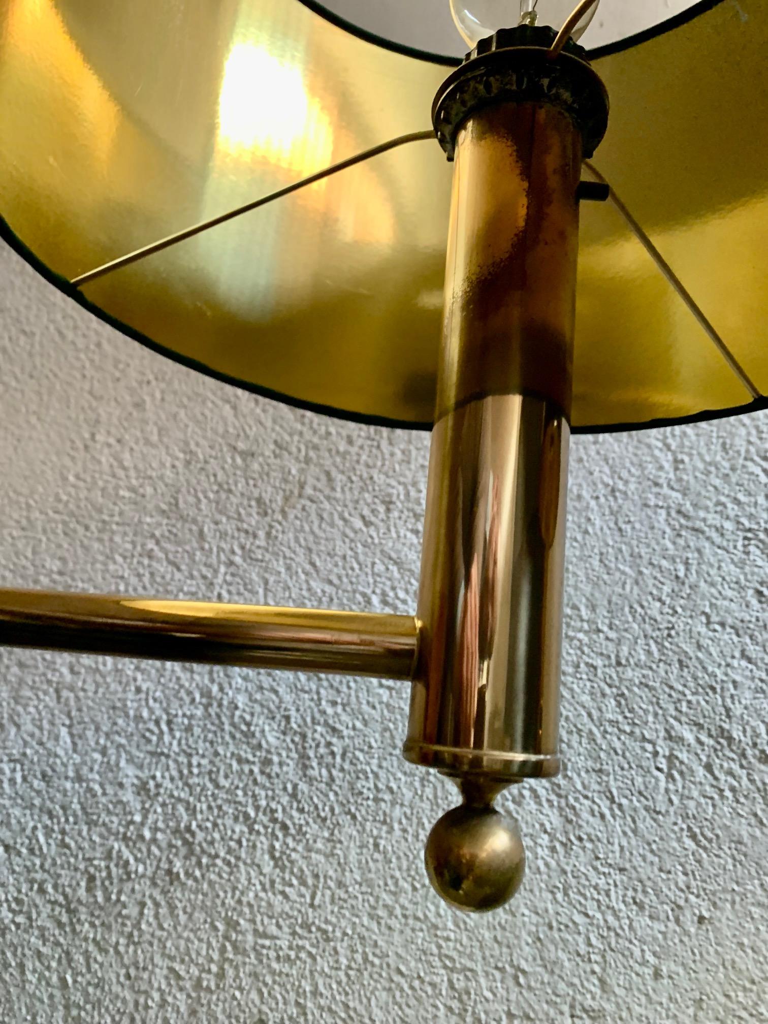 20th Century 1970 Pair Brass Swedish Floor Lamps by Bergboms For Sale 5