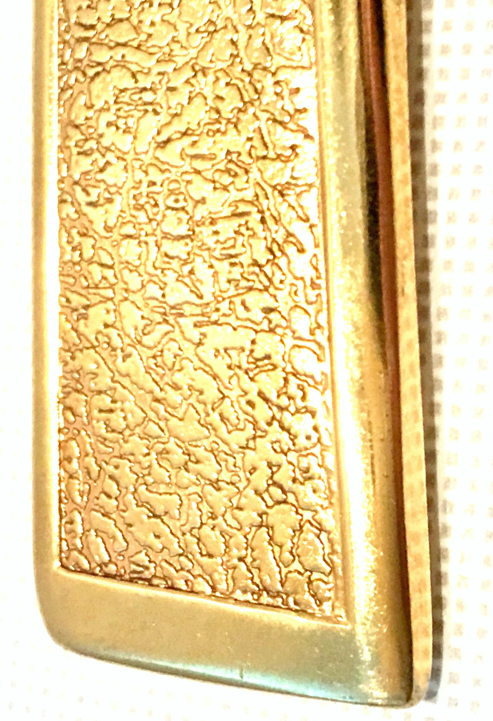 Steel 20th Century 23-K Gold Steak Knife Boxed Set of Eight Pieces by, Carvel Hall