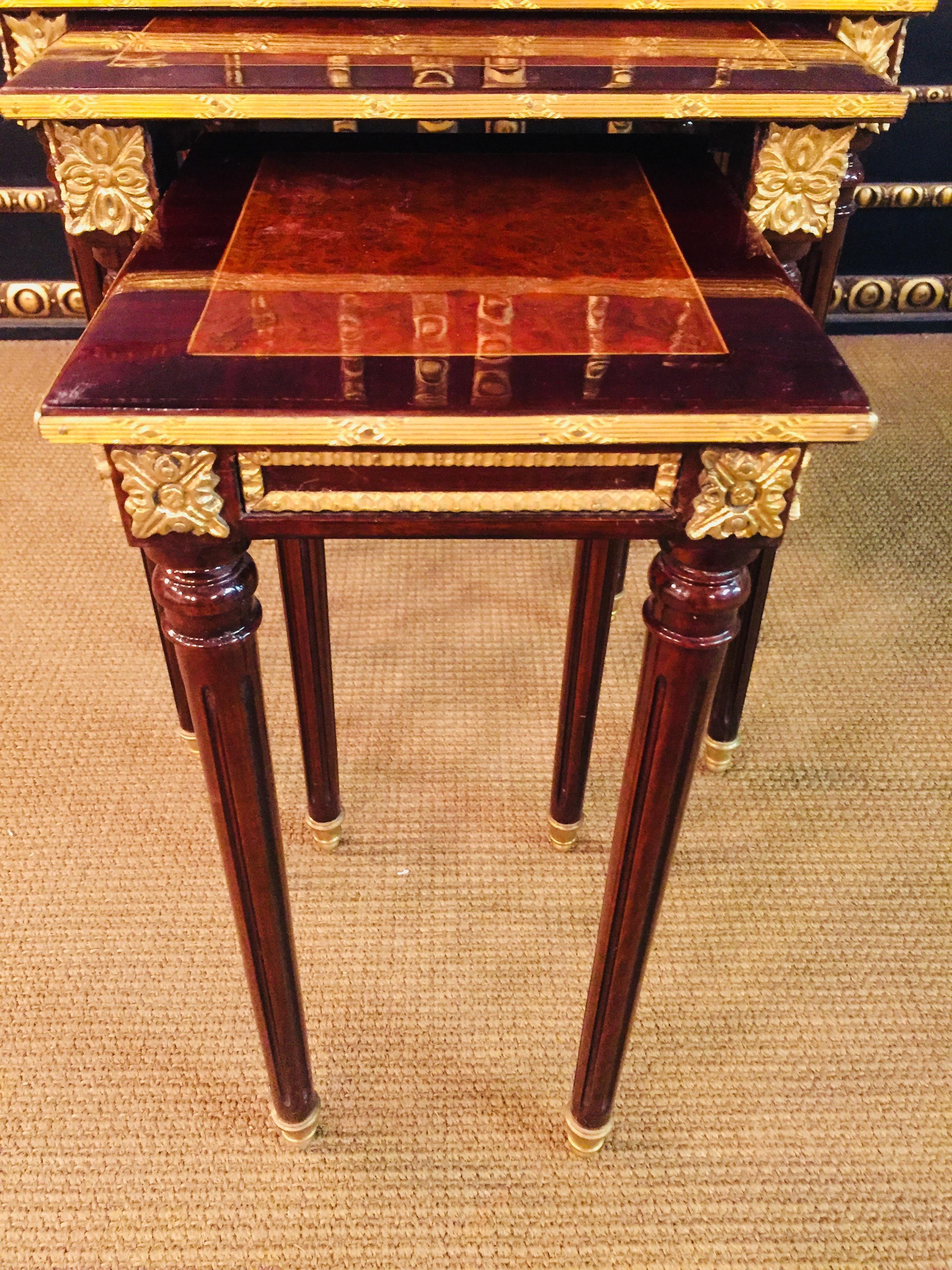 20th Century 4 in 1 Tables in Style of Louis Seize XVI 7