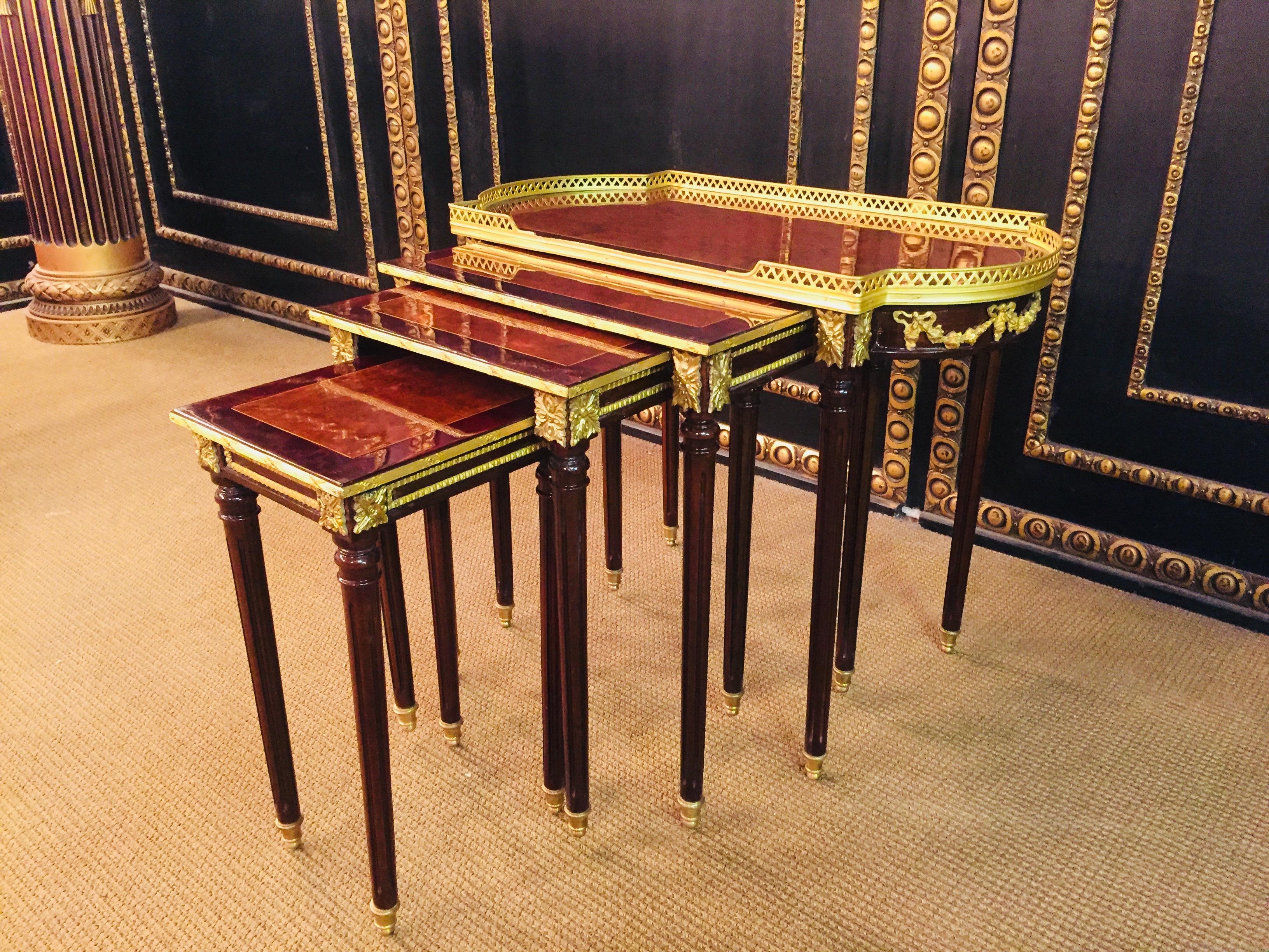 20th Century 4 in 1 Tables in Style of Louis Seize XVI 9
