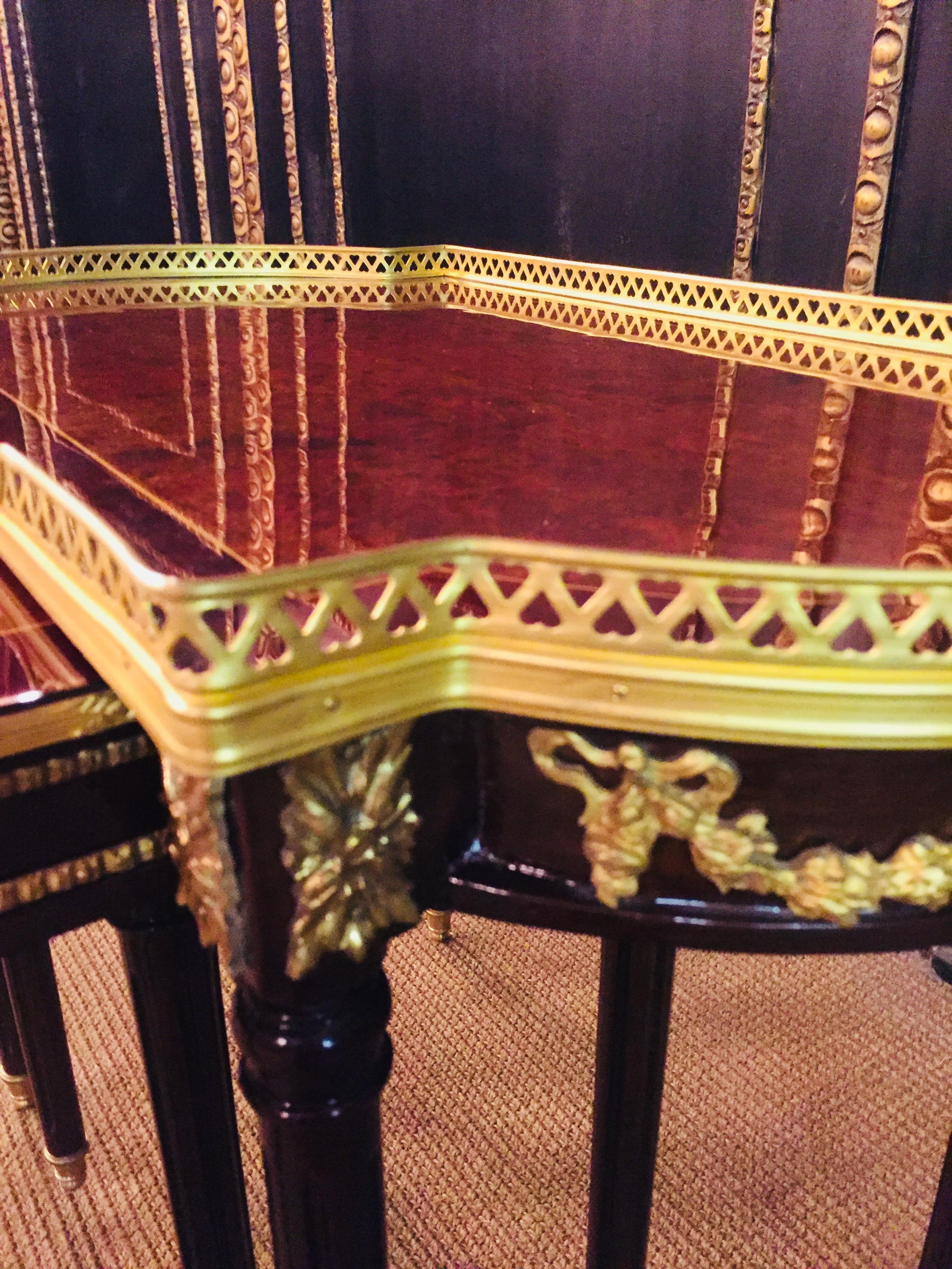 20th Century 4 in 1 Tables in Style of Louis Seize XVI 11