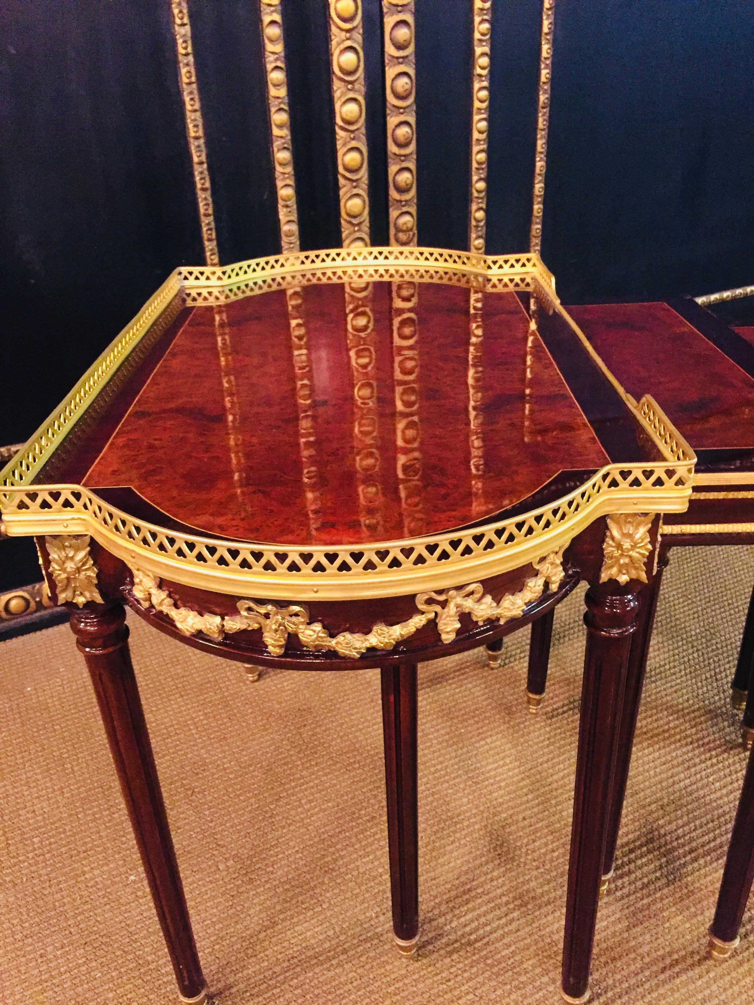 20th Century 4 in 1 Tables in Style of Louis Seize XVI 12