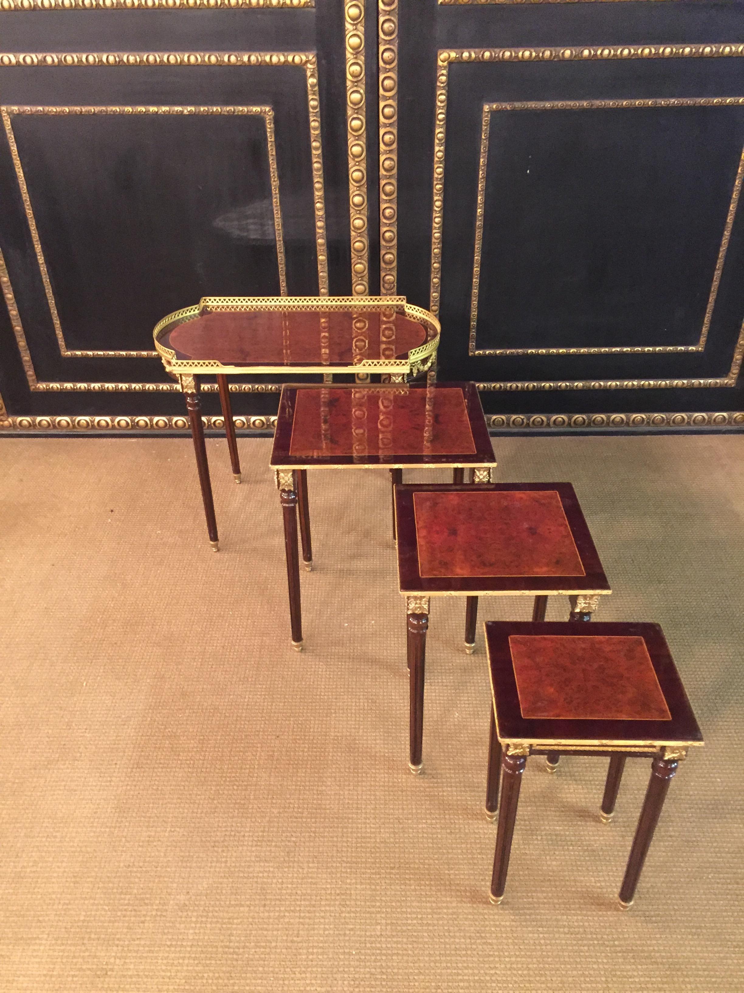 French 20th Century 4 in 1 Tables in Style of Louis Seize XVI