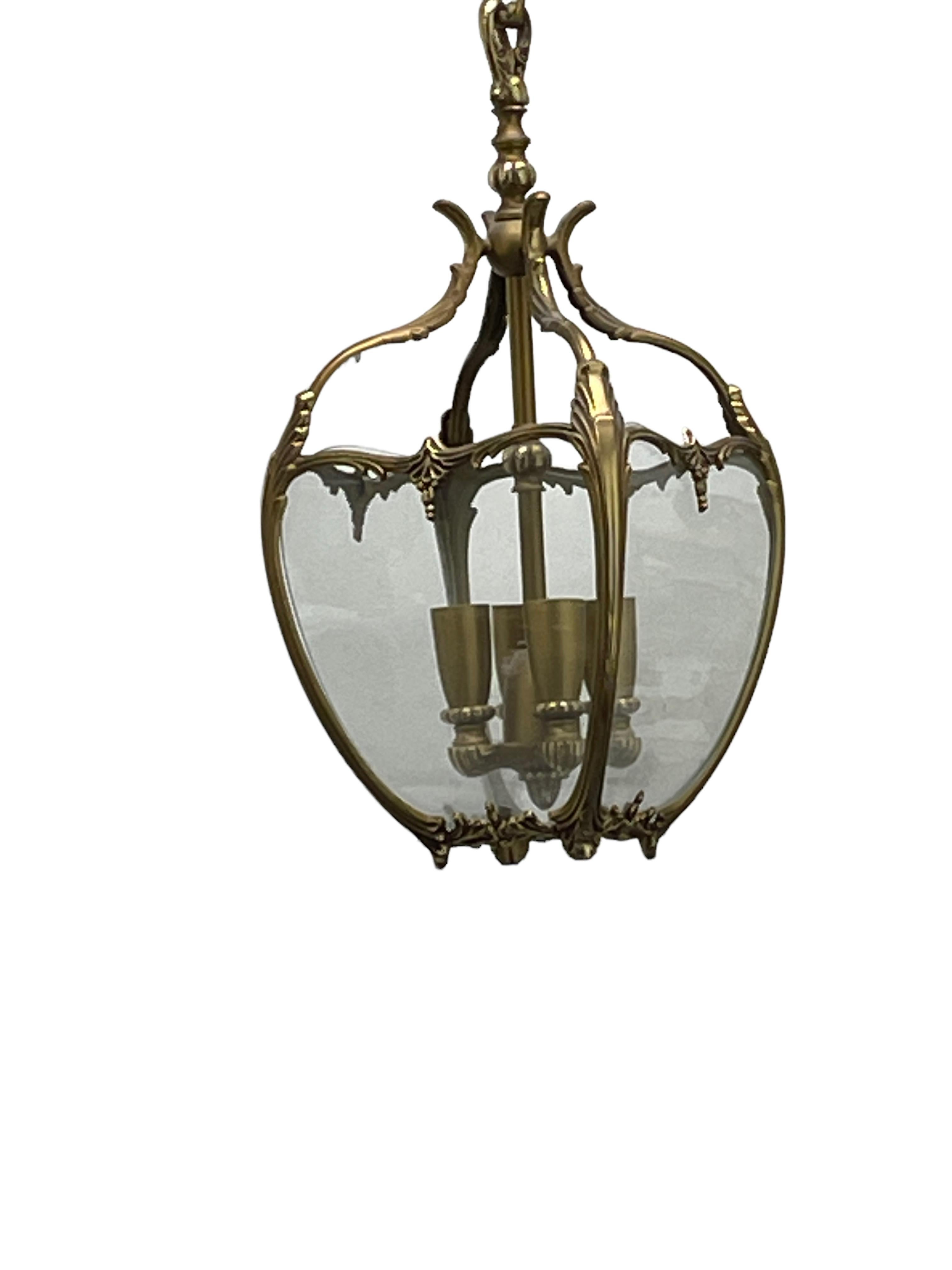 20th Century 4-Light Hanging Lantern Light, German, 1960s For Sale 3