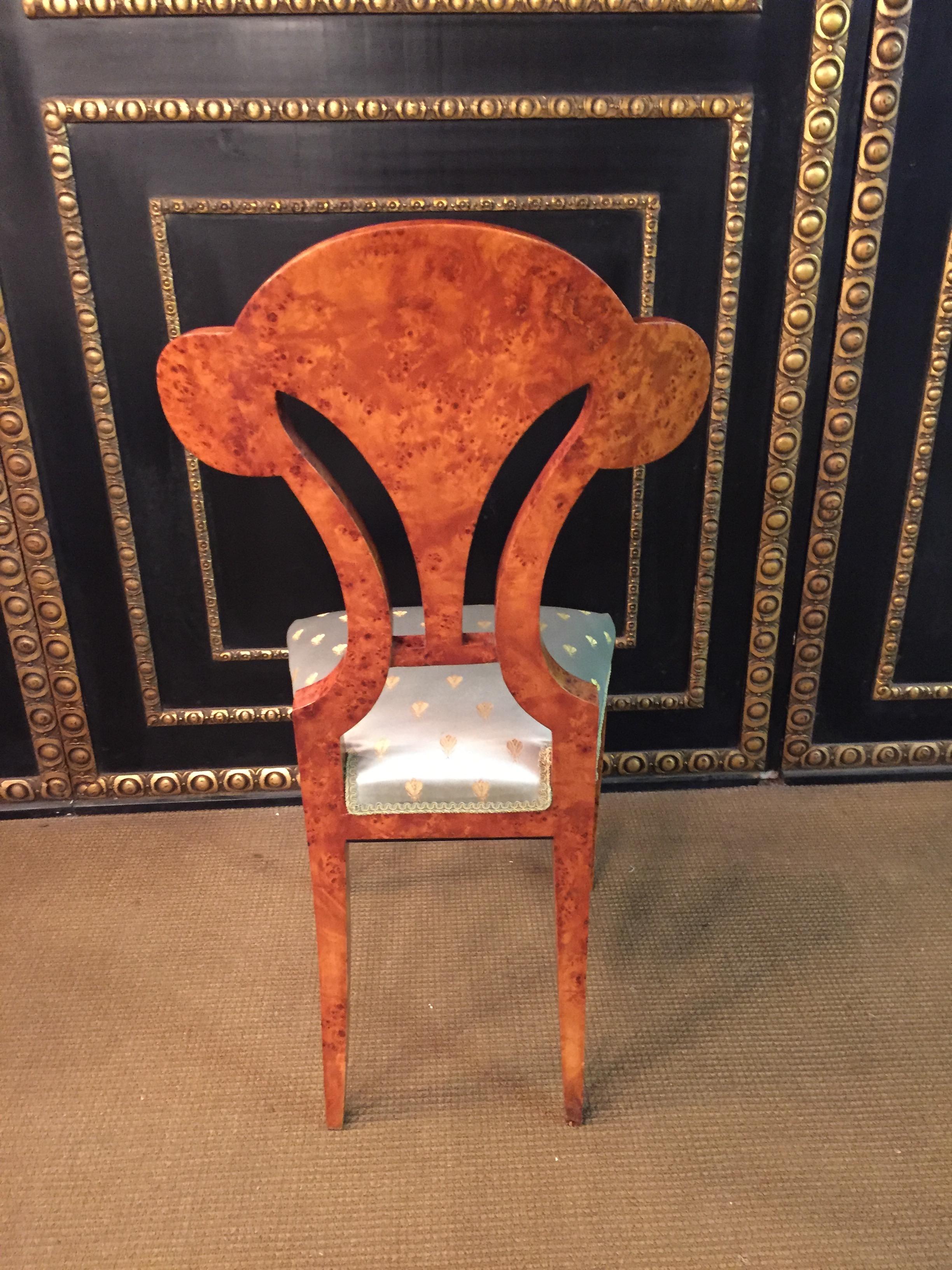 20th Century 6 Vienna Biedermeier Beech Chair after Josef Danhauser 9