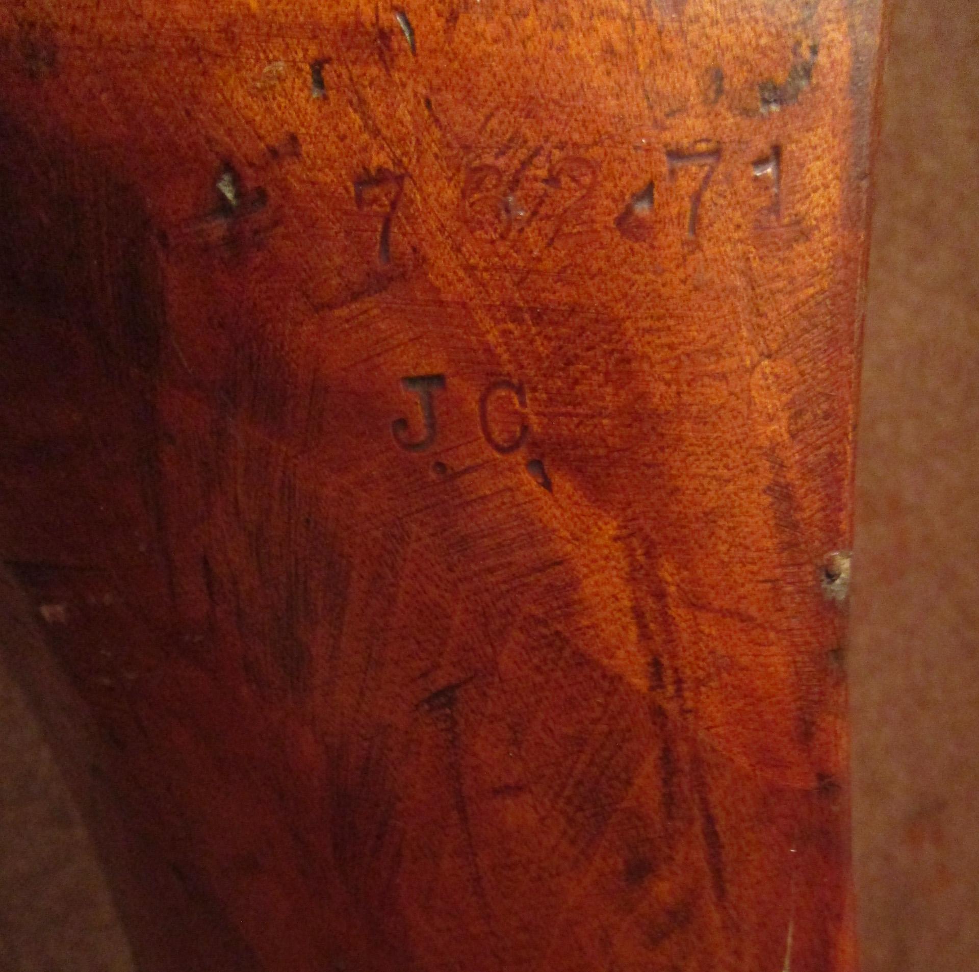 20th Century English Hadley Page Solid Mahogany Airplane Propeller HP220 4