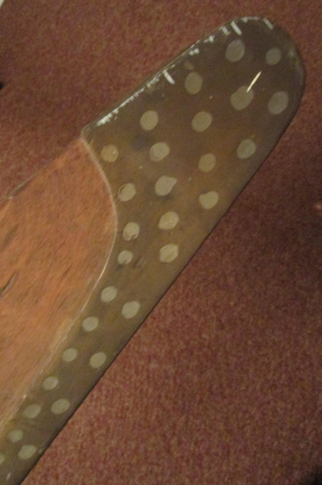 20th Century English Hadley Page Solid Mahogany Airplane Propeller HP220 1