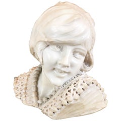 20th Century a Fine Alabaster Bust