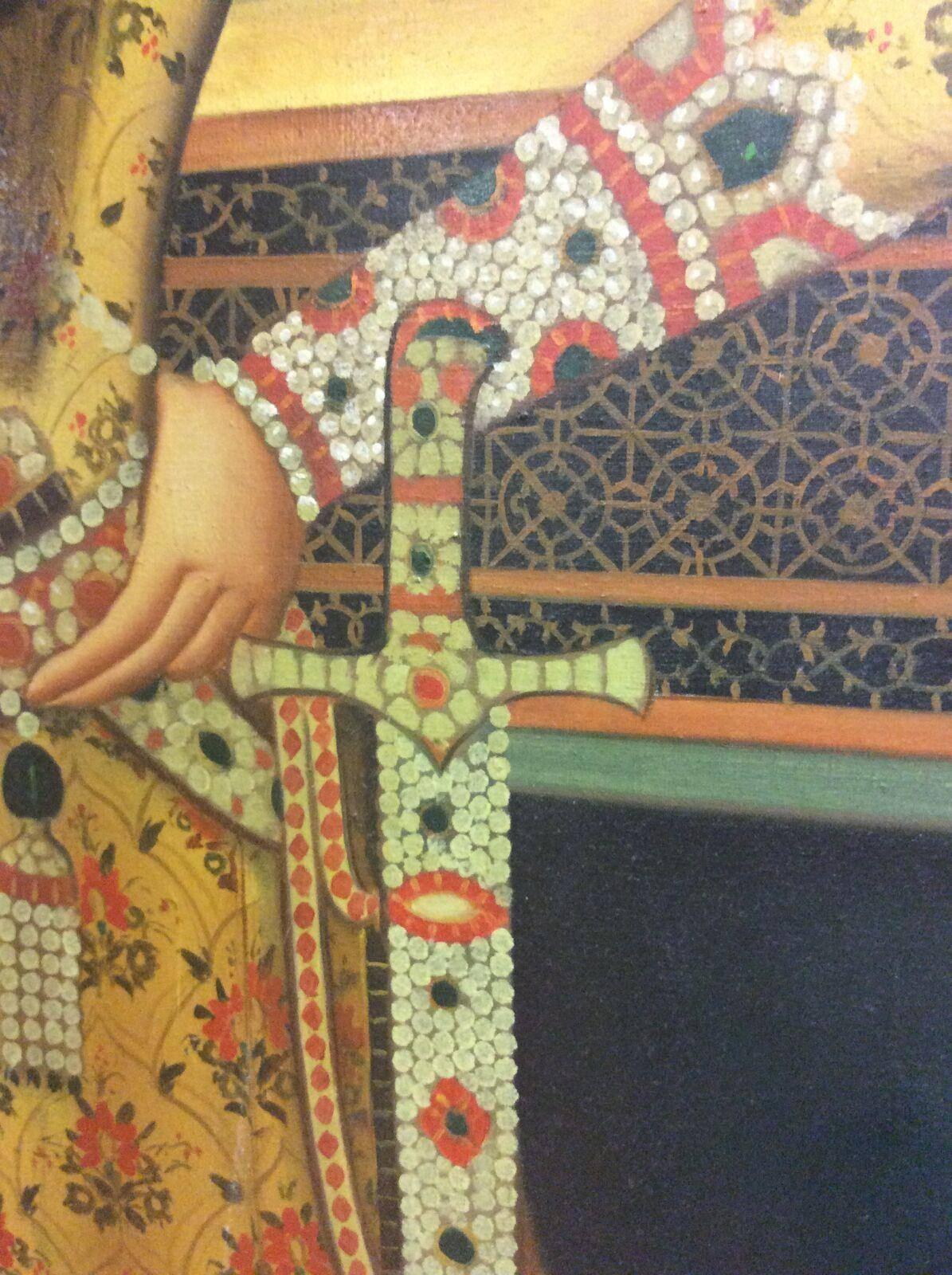 Other 20th Century, a Qajar Portrait Depicting Fath-Ali Shah