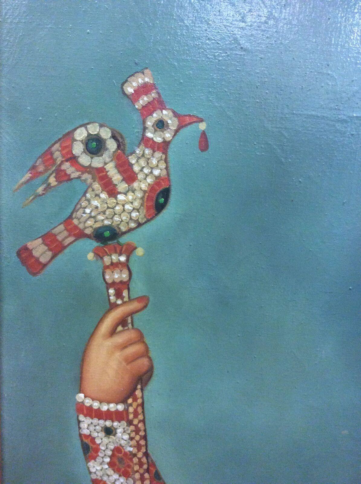 Persian 20th Century, a Qajar Portrait Depicting Fath-Ali Shah