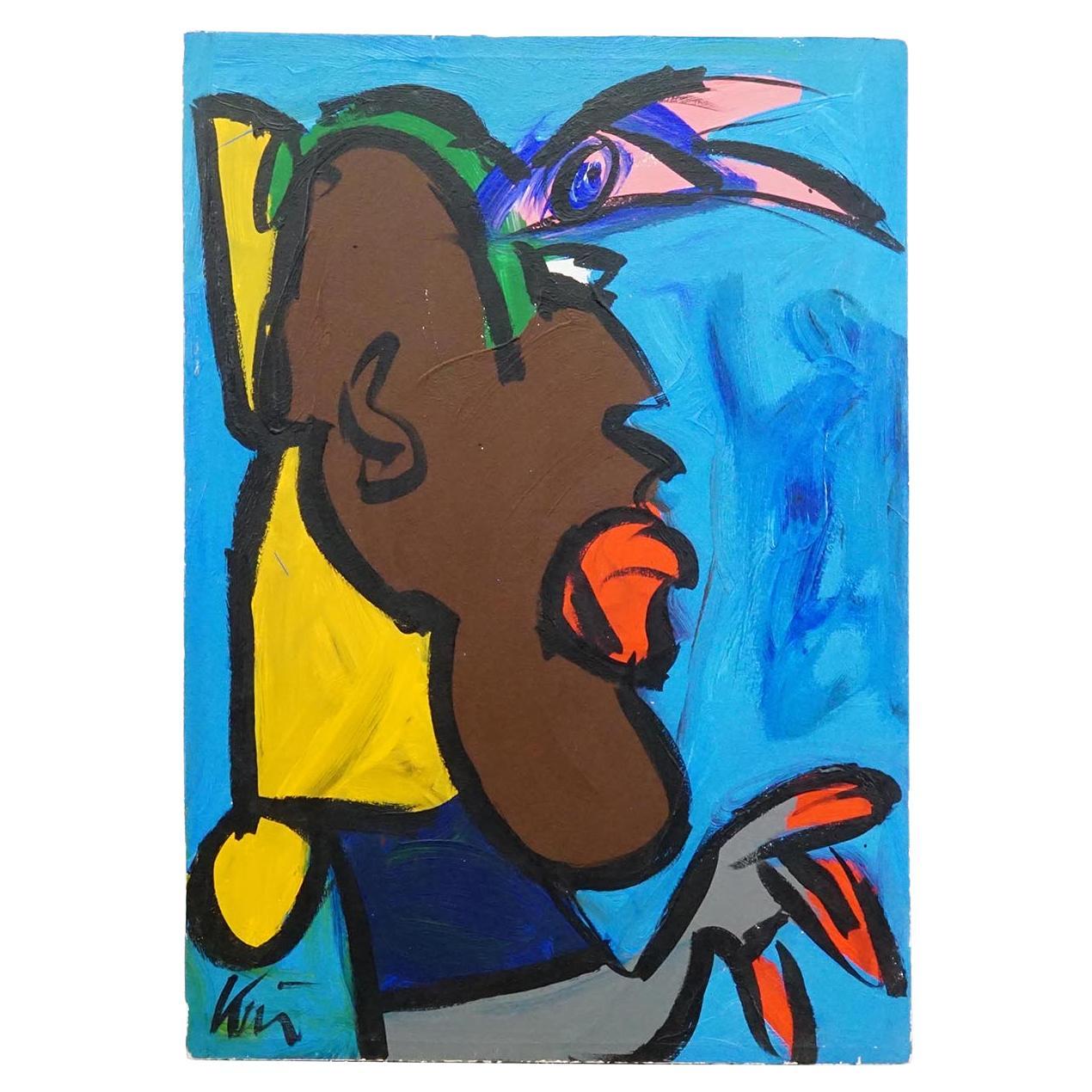 20th Century Abstact Oil Painting by Peter Robert Keil, Germany