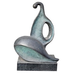 20th Century Abstract Bronze Sculpture