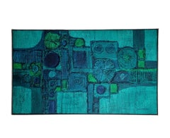 Pintura abstracta / brutalista del siglo XX de Rowland Fade