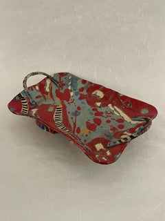 20th Century Abstract Hand Crafted Ceramic Tray