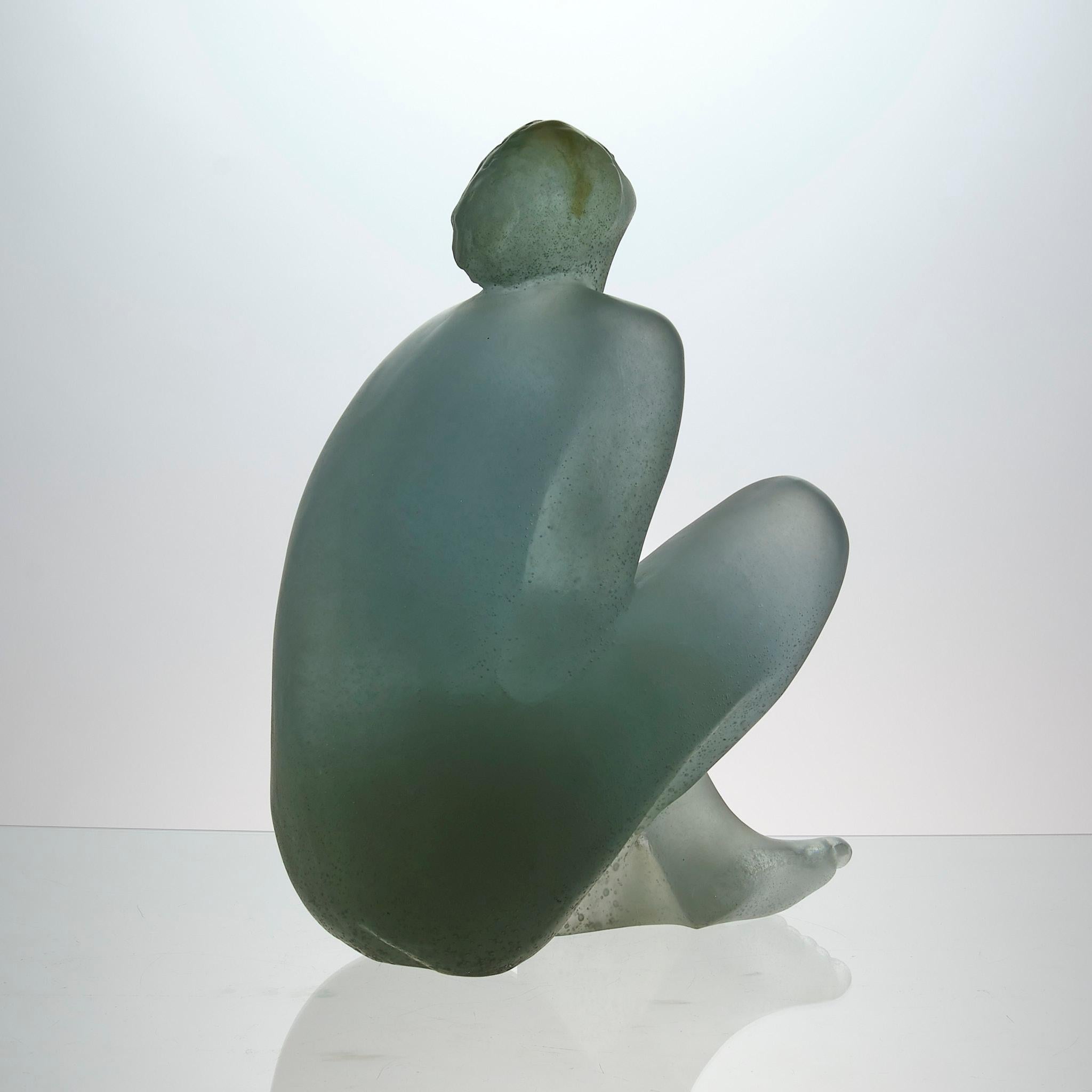 Moulé Pate de Verre abstraite du 20ème siècle 