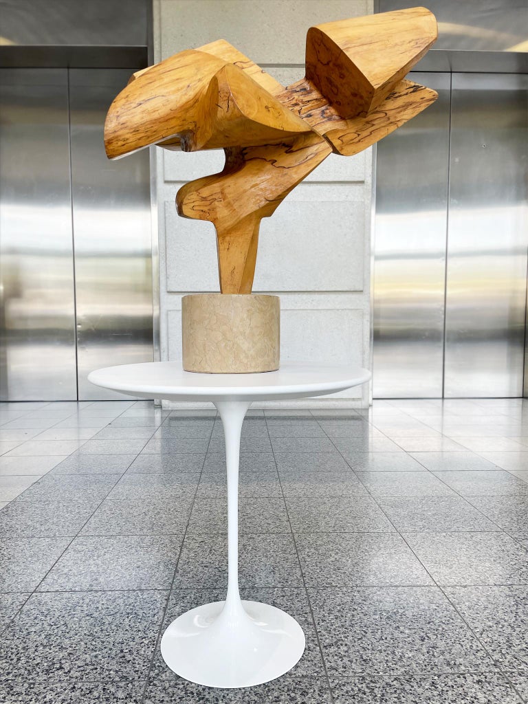 20th Century Abstract Wood Sculpture For Sale at 1stDibs