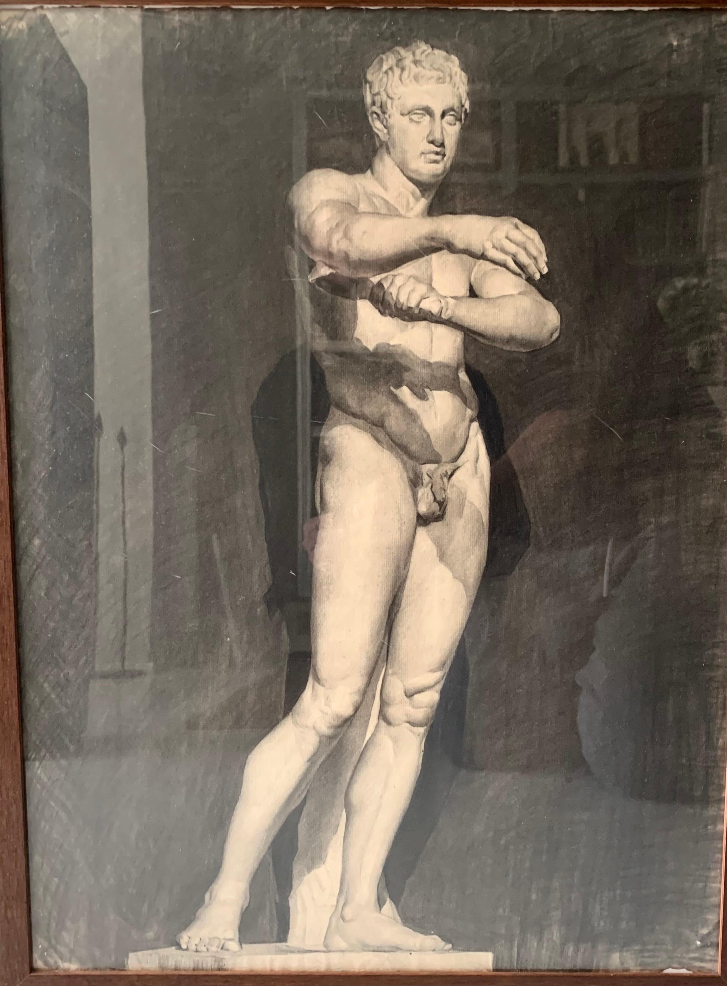 XX secolo, Carta da disegno a matita dell'Accademia in vendita 2
