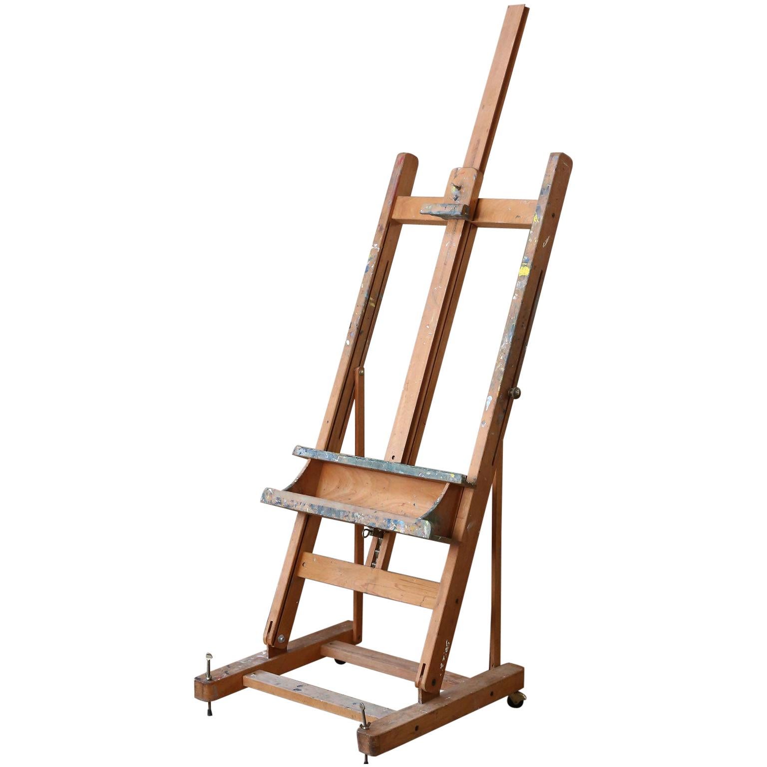 20th Century Adjustable Artist's Easel at 1stDibs
