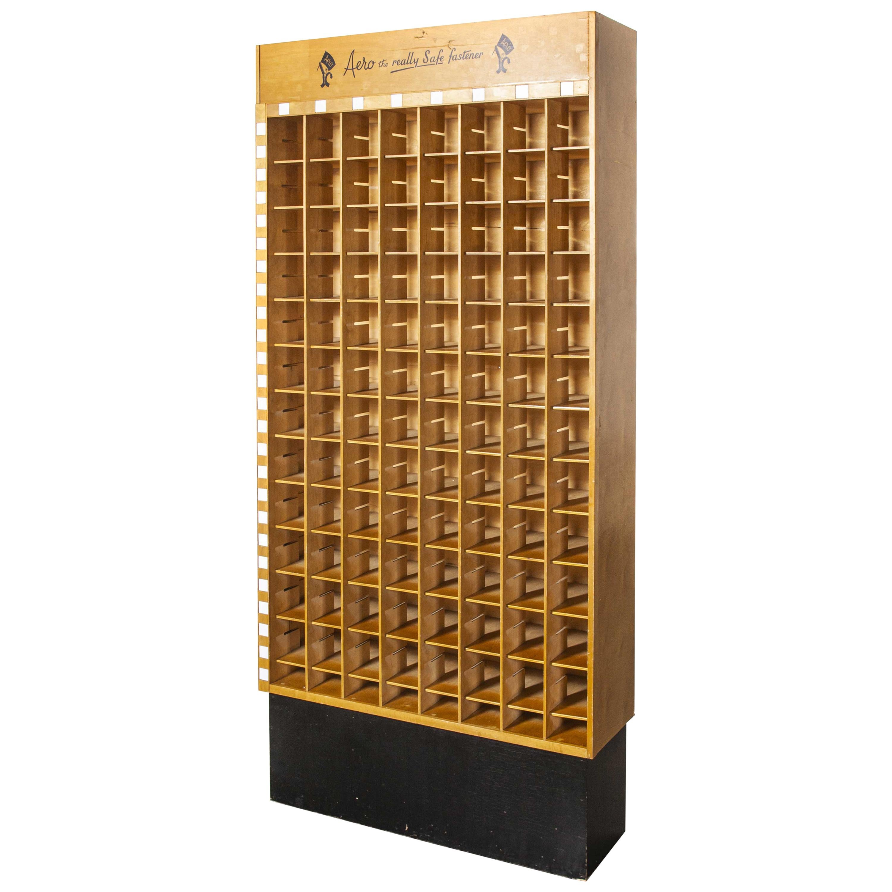 20th Century Aero Zipper Haberdashery Display Unit, Storage Unit