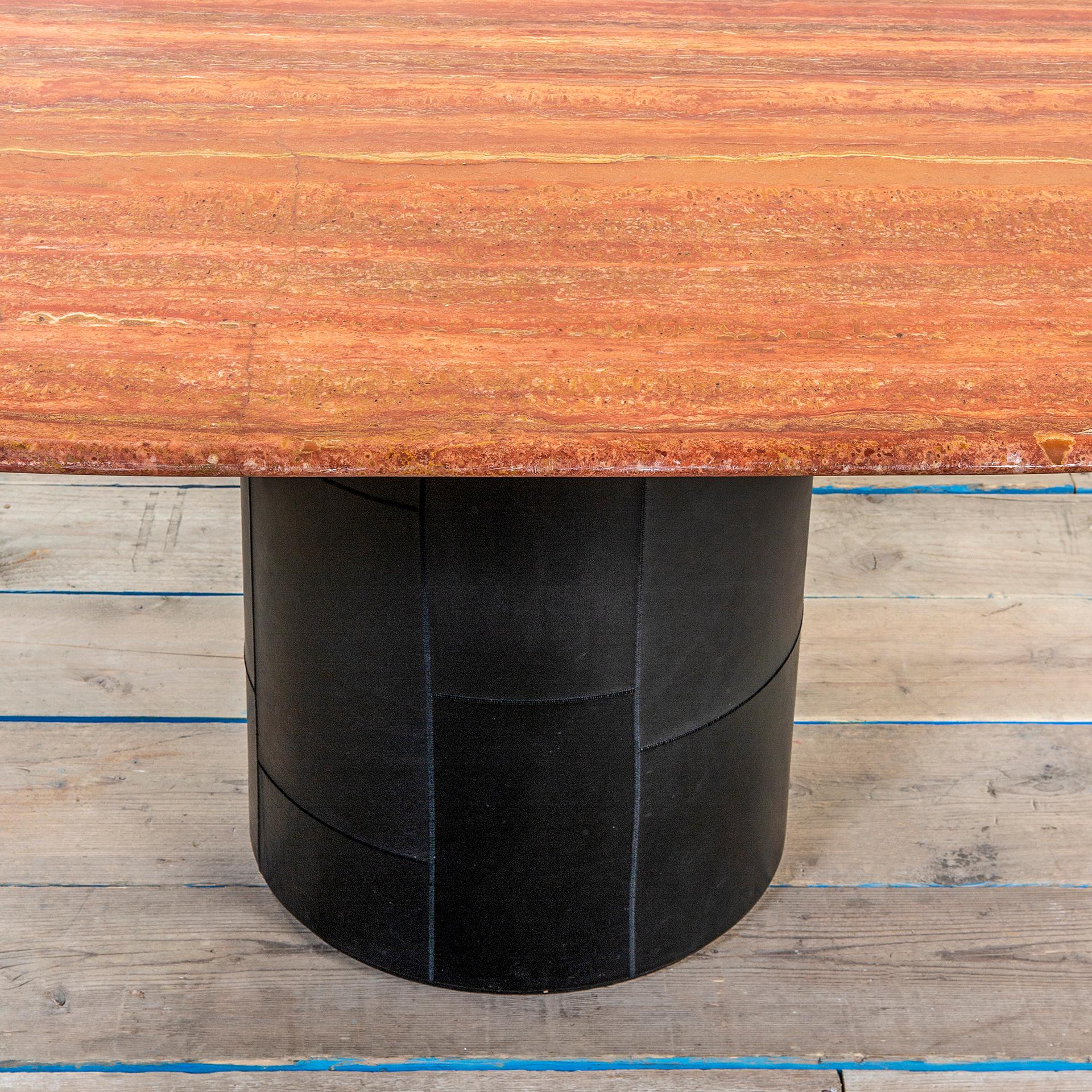 Late 20th Century 20th Century Afra & Tobia Scarpa Dining Table Model Tobio with Marble Top B&B For Sale
