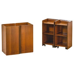 20° secolo Afra & Tobia Scarpa Coppia di comodini Artona per Maxalto, anni '70