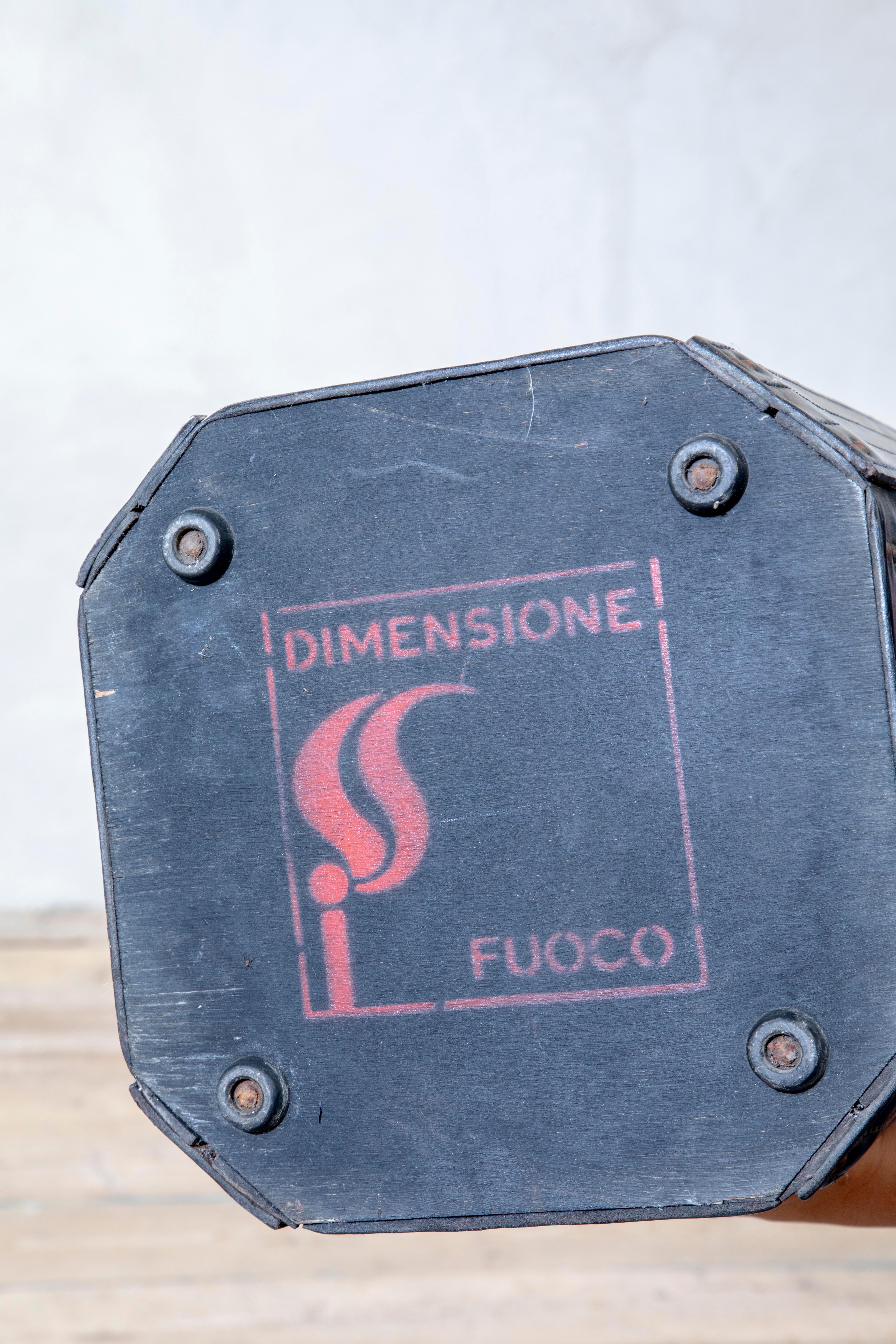 20th Century, Afra & Tobia Scarpa Set of fireplace Accessories in vendita 6