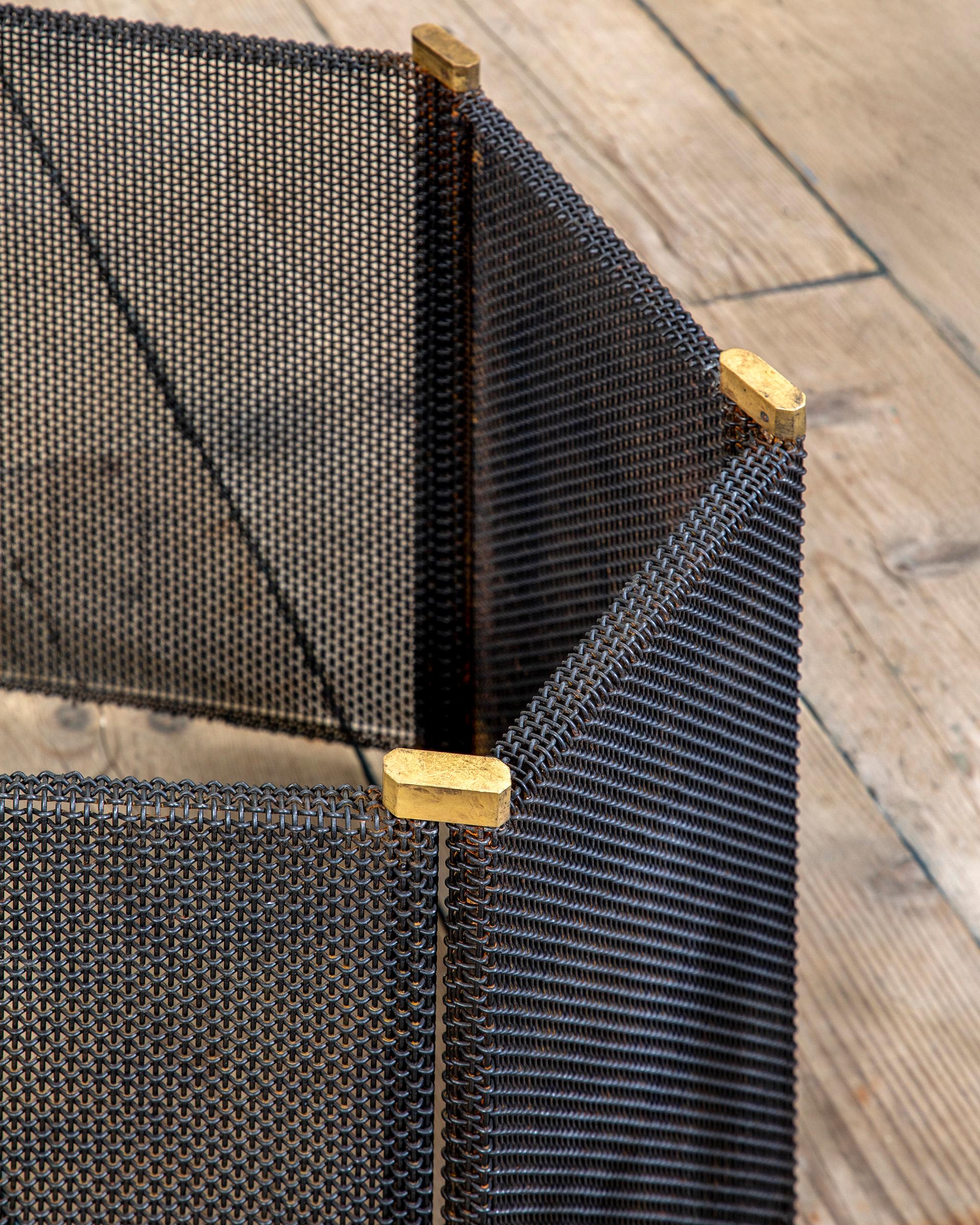Late 20th Century 20th Century, Afra & Tobia Scarpa Set of fireplace Accessories in vendita