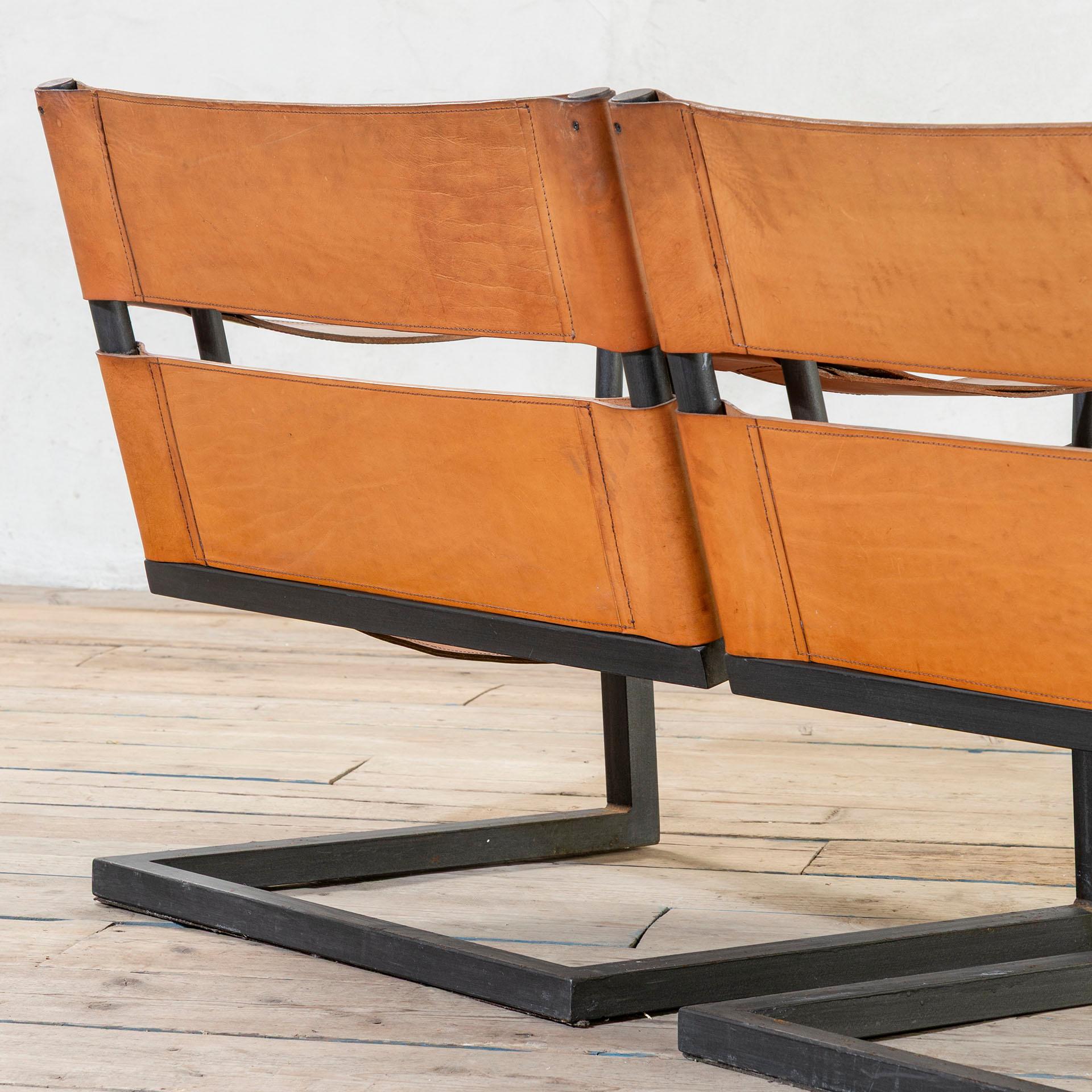 Métal 20e siècle, Afra&Tobia Scarpa Canapé unique avec accoudoirs en vente