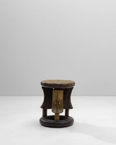20th Century African Carved Bakota Stool