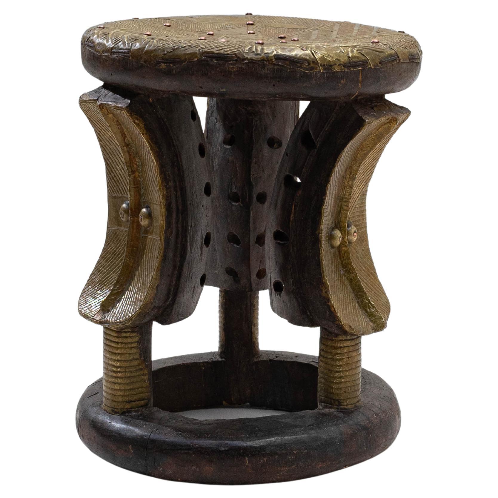 20th Century African Carved Bakota Stool