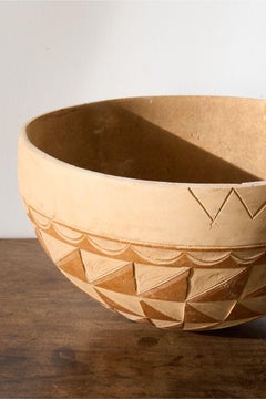 20th Century African carved Gourd bowl - No 2